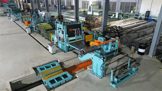 고 정밀성 서보 절단 길이 라인 에 Edge 트림과 스테인리스 스틸 코일